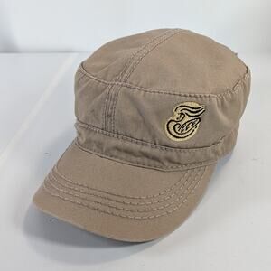Panera Bread Employee Cadet Style Restaurant Strapback Cap Hat Uniform Military